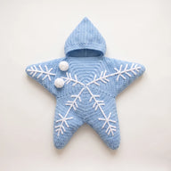 Gehaakte Ster Babypakje — Handgemaakt Kerstoutfit